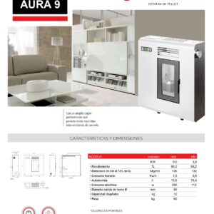 Estufa de Pellet Aura 9