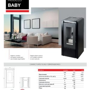 Estufa de Pellet Baby